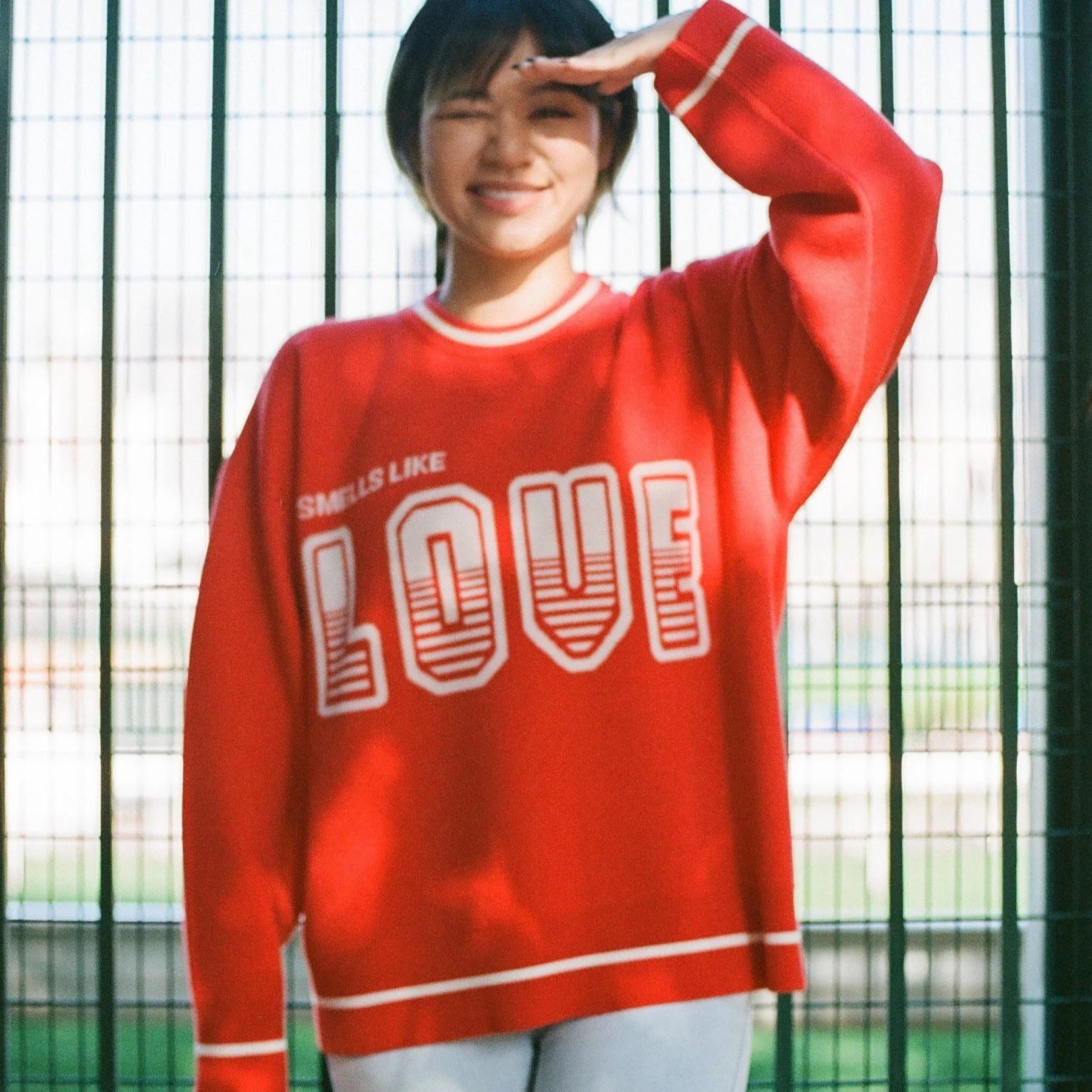 "SMELLS LIKE LOVE" OVERSIZED KNIT - CYNTHIA & XIAO X SAYING TH!NGS