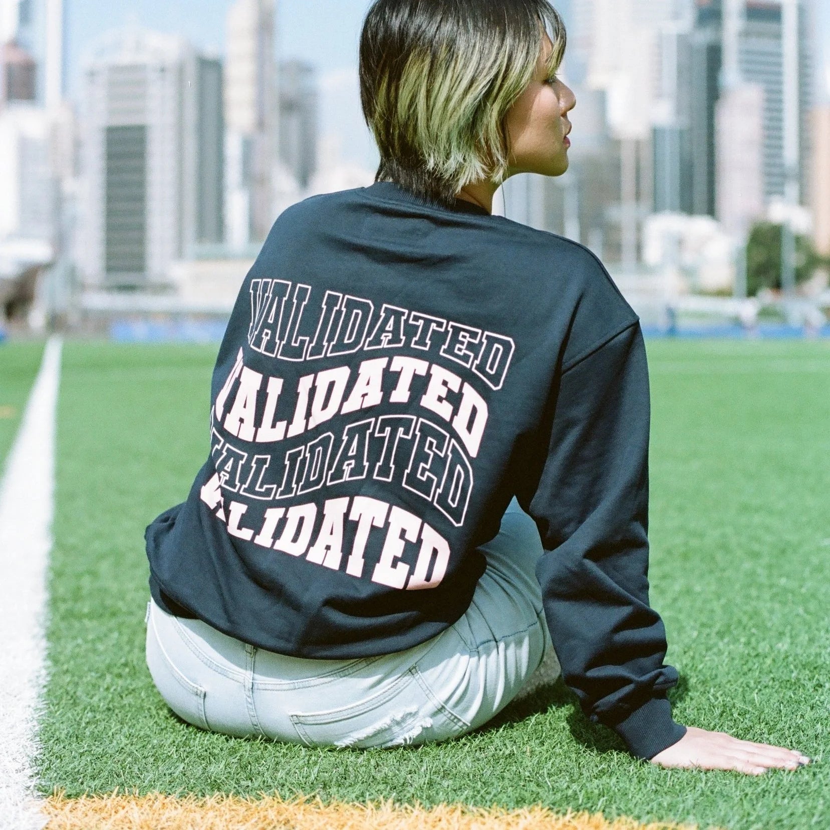 "FEELINGS VALIDATED" SWEATSHIRT - CYNTHIA & XIAO X SAYING TH!NGS