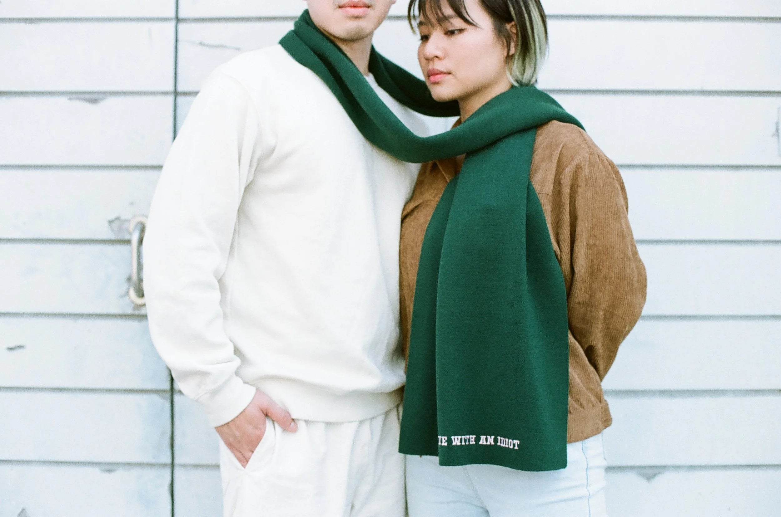 "IN LOVE WITH AN IDIOT" SCARF - CYNTHIA & XIAO X SAYING TH!NGS
