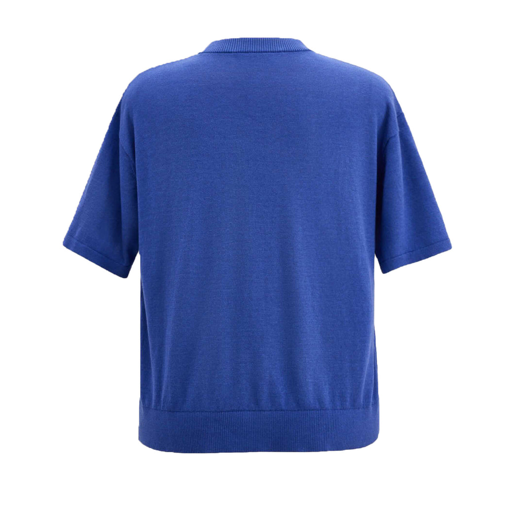 OCTOPUS SHORT SLEEVE KNIT TOP