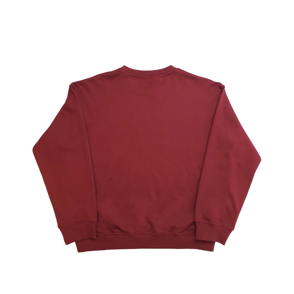 TOP HITS IN THE SHOWER EMBROIDERED SWEATSHIRT (BURGUNDY)