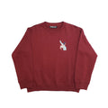 TOP HITS IN THE SHOWER EMBROIDERED SWEATSHIRT (BURGUNDY)