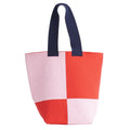 RED & PINK CHECK PATTERN BAG
