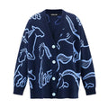 RUNNING HORSE OVERSIZE CARDIGAN