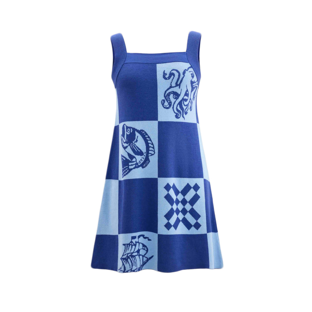 SEA VOYAGE KNIT DRESS