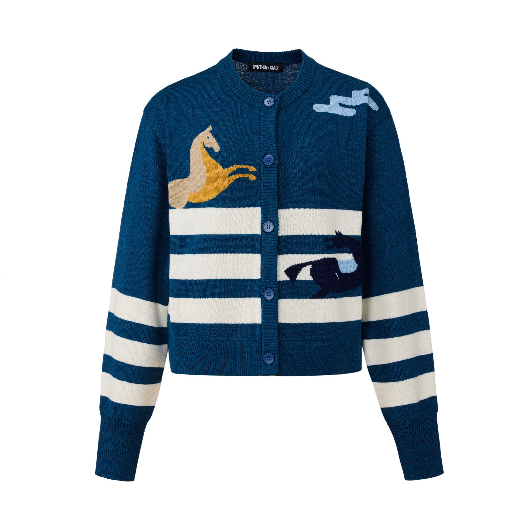 JUMPING HORSE CARDIGAN