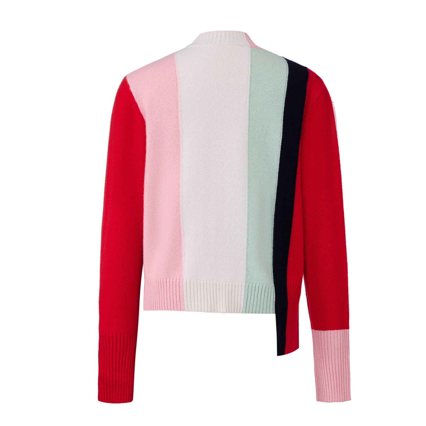 CASHMERE BOLD STRIPE SWEATER