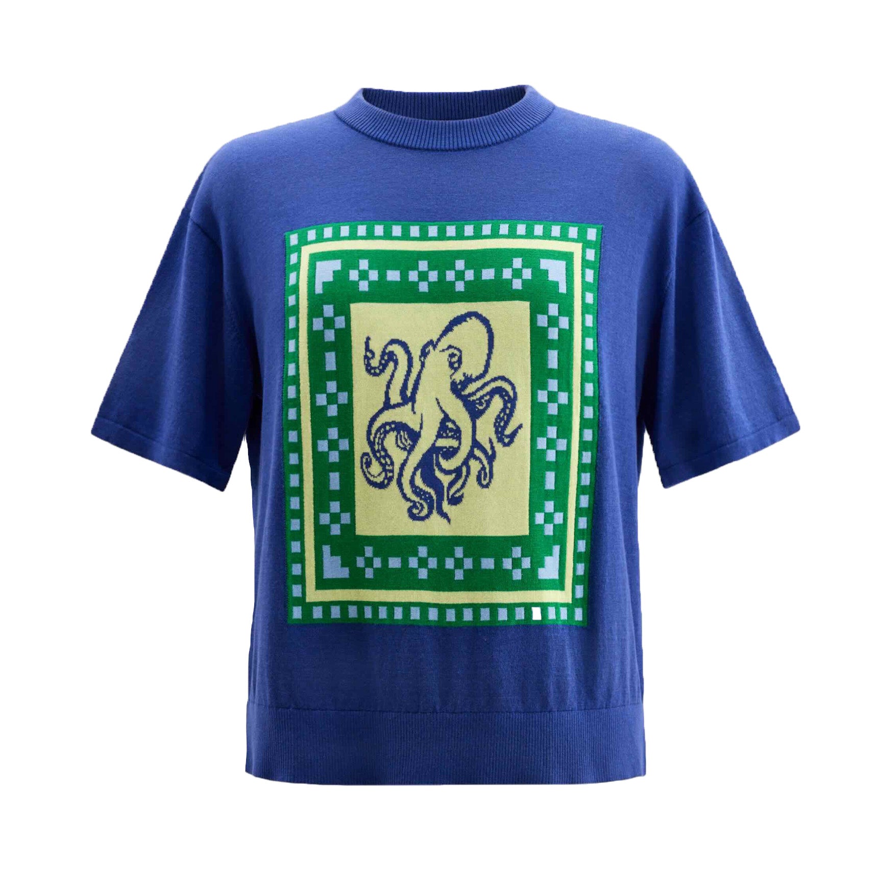 OCTOPUS SHORT SLEEVE KNIT TOP