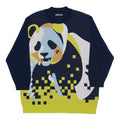 PANDA OVERSIZE KNIT SWEATER