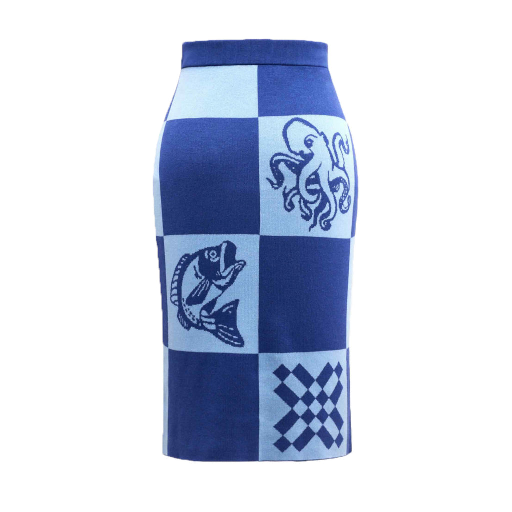 SEA VOYAGE KNIT SKIRT