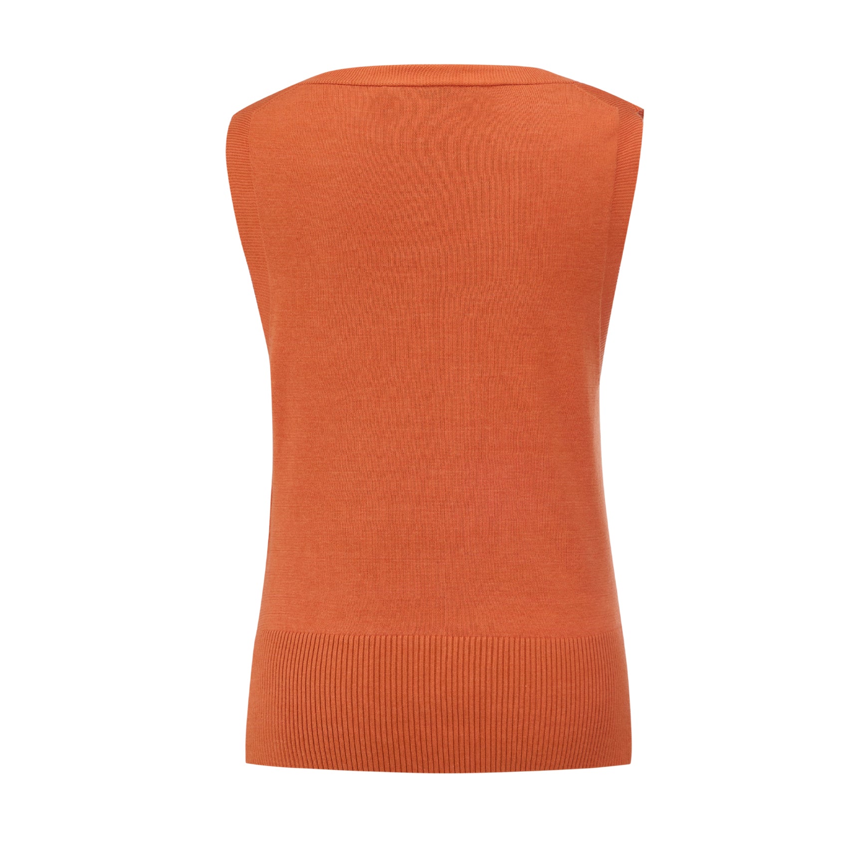 LEMON CROCHET ORANGE VEST