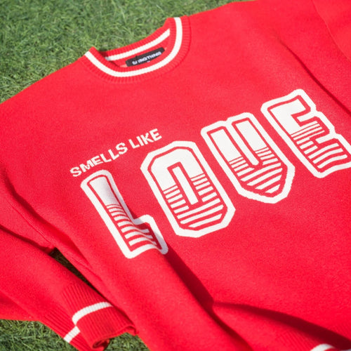 "SMELLS LIKE LOVE" OVERSIZED KNIT - CYNTHIA & XIAO X SAYING TH!NGS