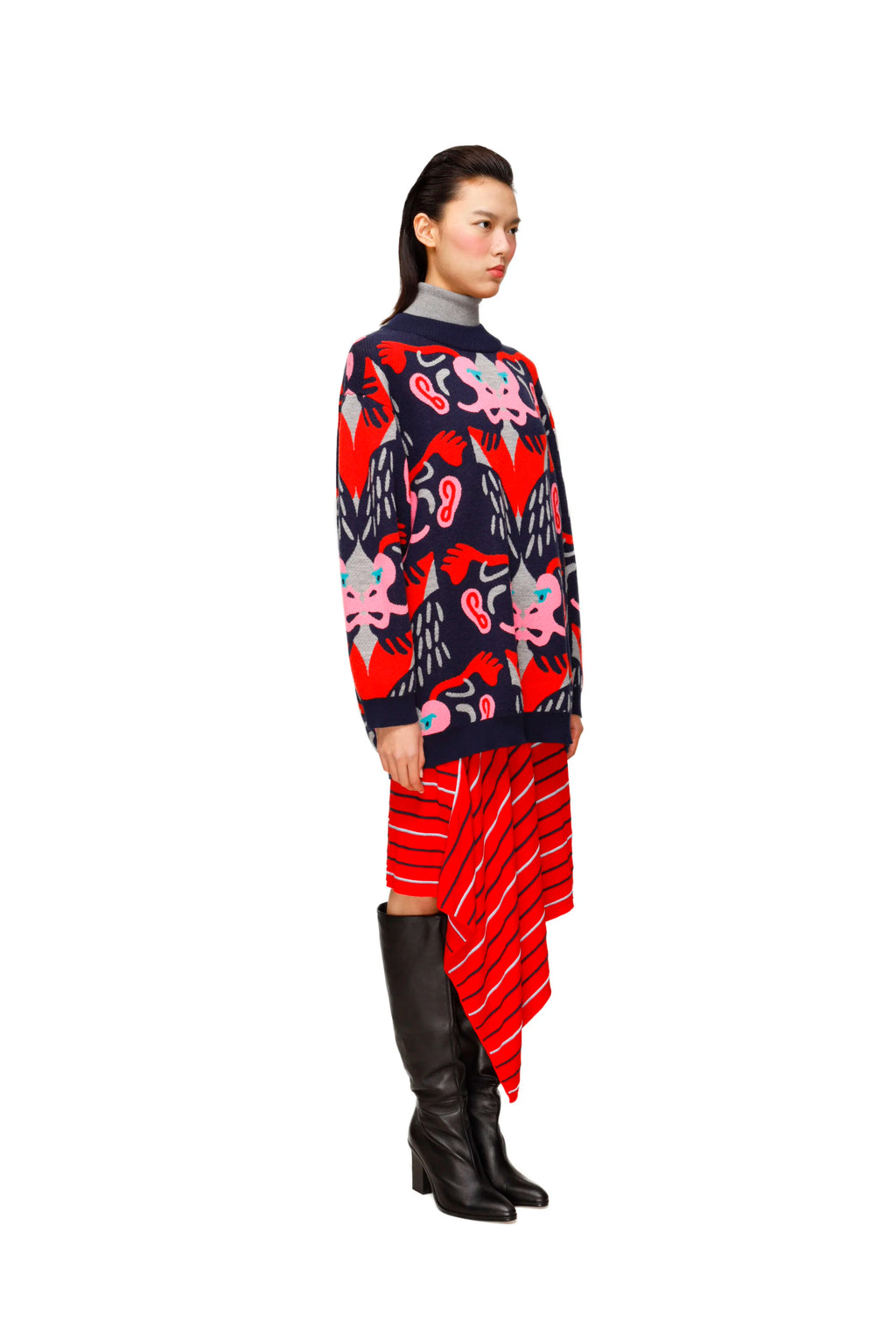 GORILLA OVERSIZE KNIT SWEATER