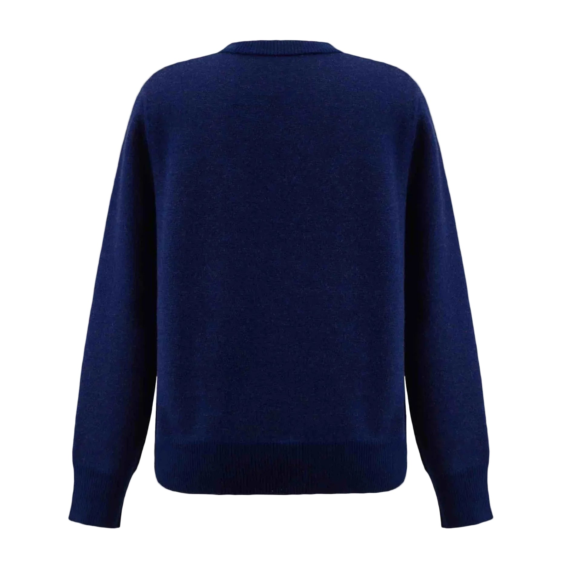 NAVY HORSE KNIT SWEATER