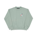 TOP HITS IN THE SHOWER EMBROIDERED SWEATSHIRT (SAGE GREEN)