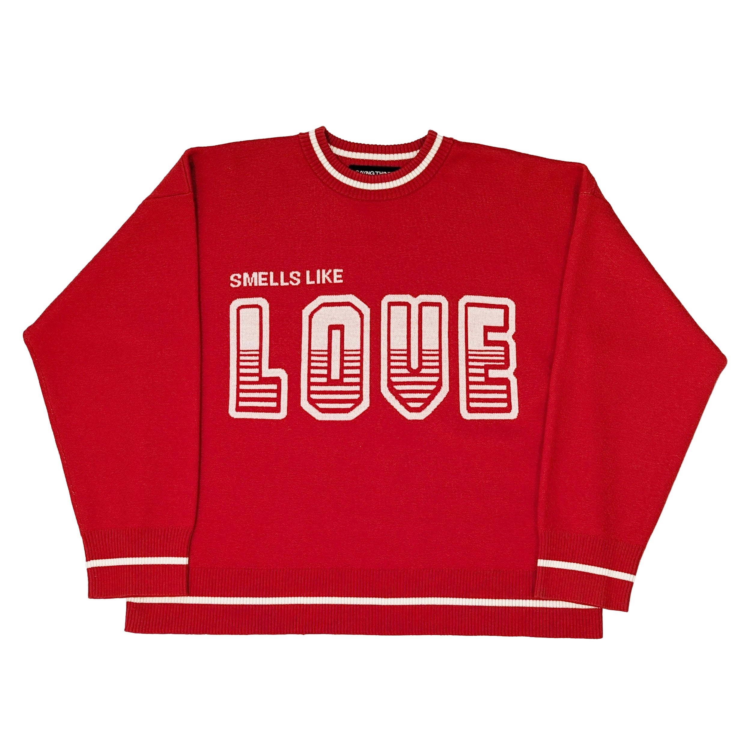 "SMELLS LIKE LOVE" OVERSIZED KNIT - CYNTHIA & XIAO X SAYING TH!NGS